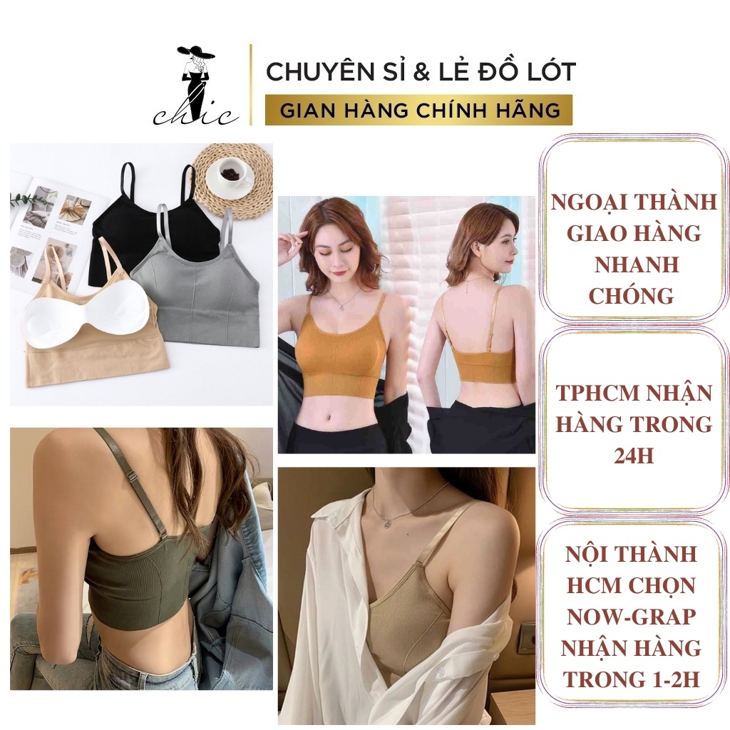 Áo Bra CBTBRA02 VNXK Áo Ngực Thể Thao Chic Form To Mặc Tập Thể Dục Rất Thoải Mái Ôm Vừa Vặn Cơ Thể ( 40-65KG)