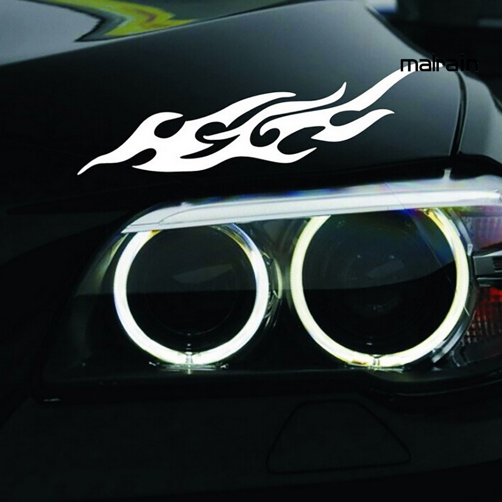 【VIP】Car Styling Flame Design Motorcycle Decal Bumper Rearview Mirror Fire Sticker