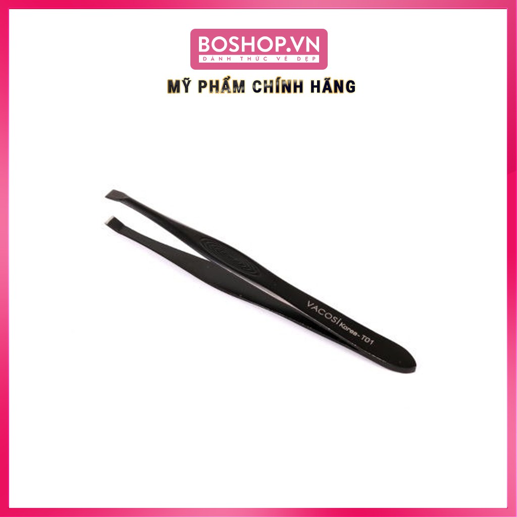 Nhíp Đầu Bằng Vacosi Flat Tweezers T01