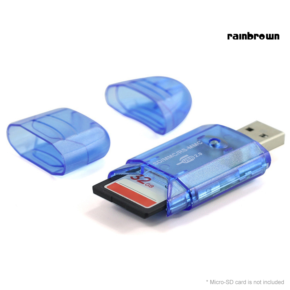 Mini USB 2.0 High Speed Micro-SD Phone Memory Card Reader Adapter for Computer /RXDN/