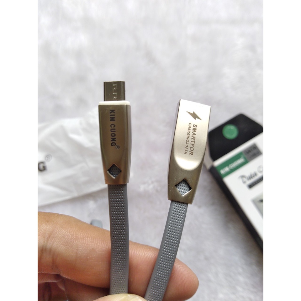 Dây Cáp Sạc IP Micro USB Kim cương Sạc Nhanh s36 2.4A QC3.0 Cho  Android