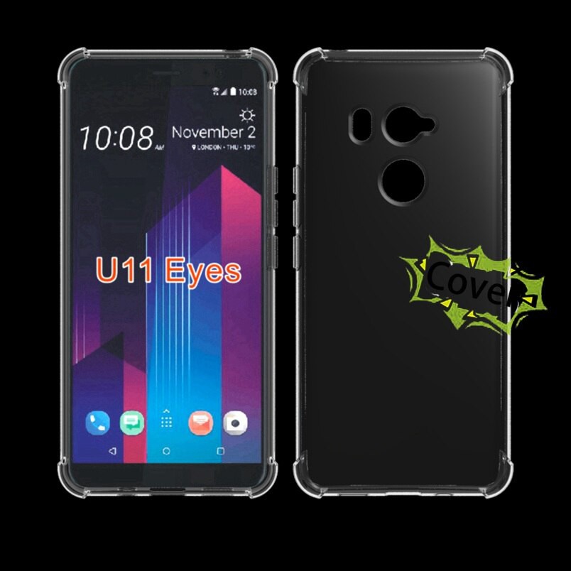 Ốp Chống Rơi Cho HTC U11 plus life eyes U20 Ocean Bảo Vệ Điện Thoại Silicon Mềm TPU Trong Suốt