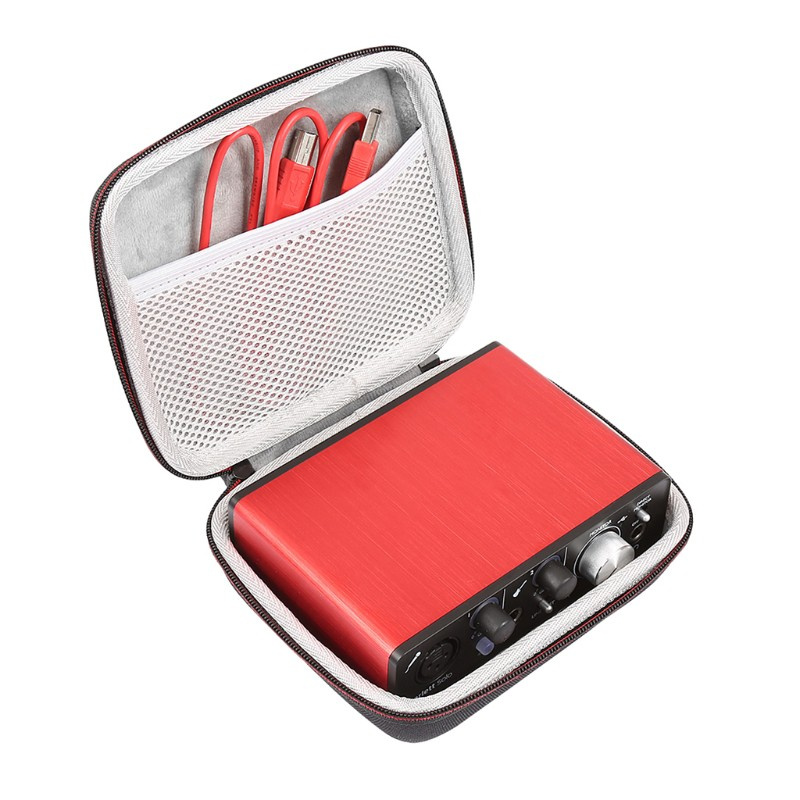 Túi Eva Cứng Đựng Tai Nghe Cổng Usb Cho Focusrite Scarlett Solo 2i2