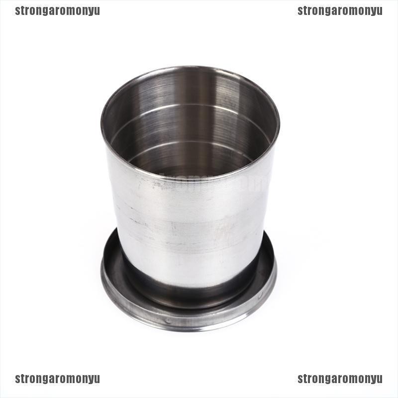 Bình Nước Inox 240ml Có Thể Gấp Gọn Tiện Lợi Khi Đi Du Lịch