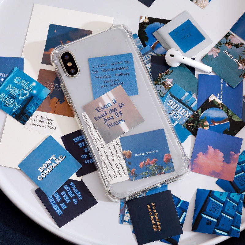 Hộp 46 miếng dán trang trí sổ tay sáng tạo