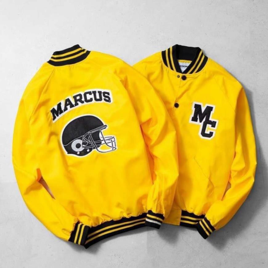 Áo khoác Bomber dù MC MARCUS form rộng 2 lớp nam nữ Unisex đẳng cấp việt