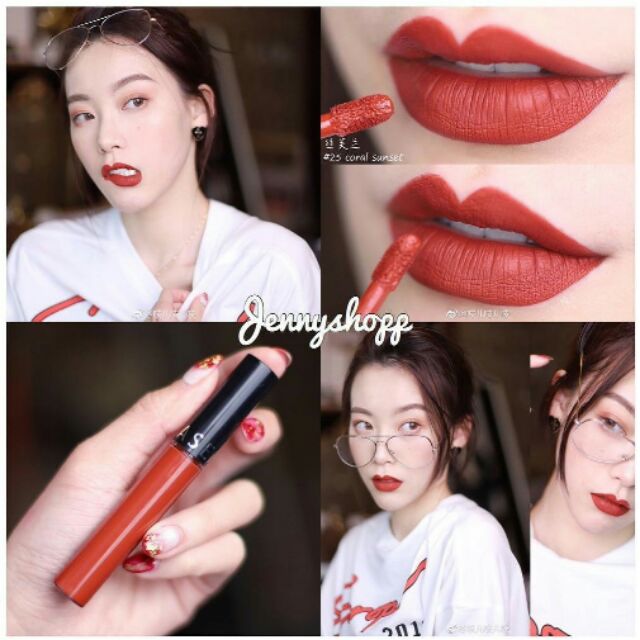 Son kem lì Sephora Lip Stain Coral Sunset 25