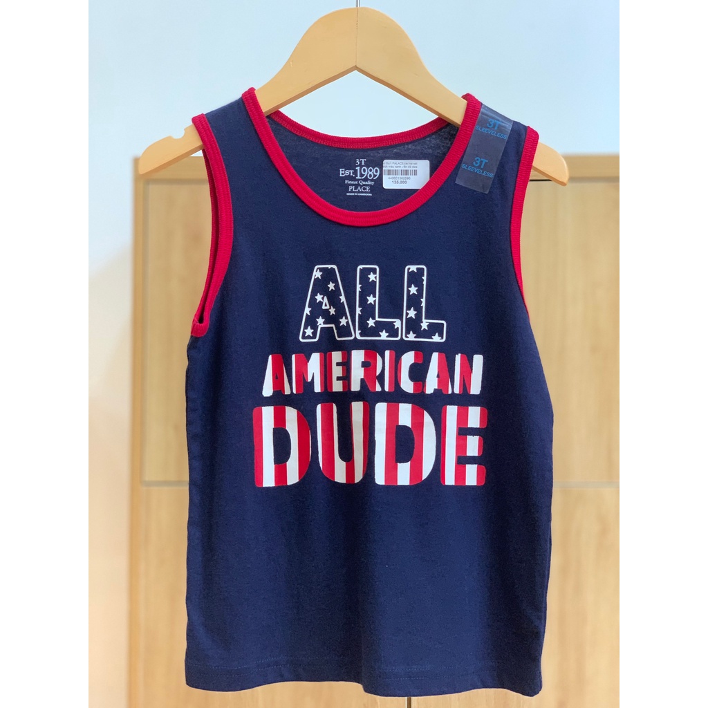 Áo thun P.ALACE bé trai sát nách