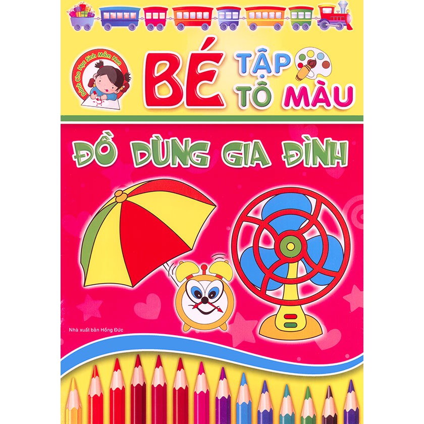Bé Tập Tô Màu - Đồ Dùng Gia Đình