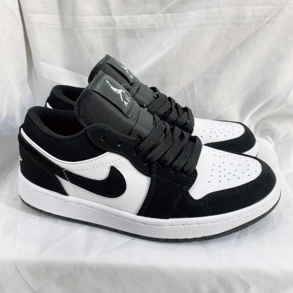 Giày thể thao JD1 đen trắng_Giày sneaker Jordan 1 low black white basic unisex