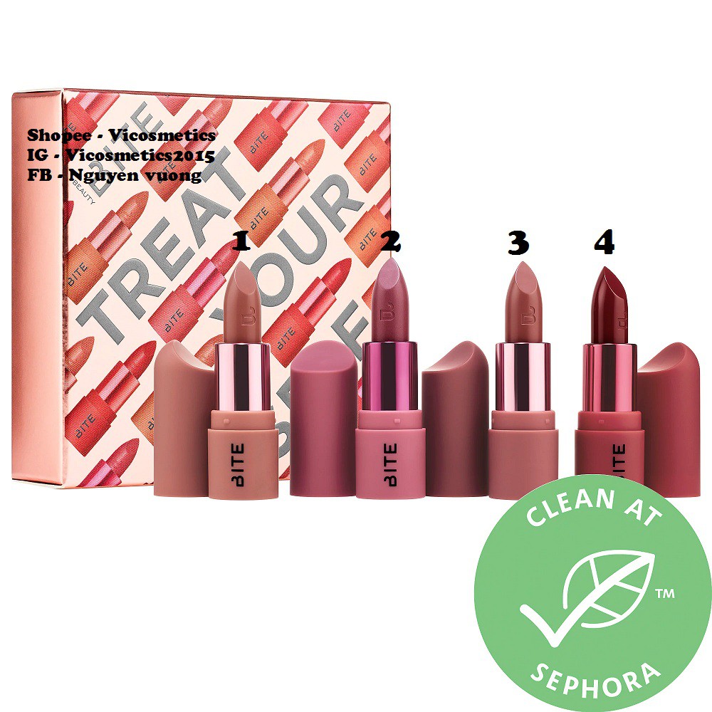BITE Beauty 🎈 Son thỏi hữu cơ The Perfect Bite Amuse Bouche