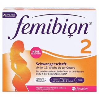 (Mẫu mới nhất)  FEMIBION Đức 100% đủ bill số 2 và số 3