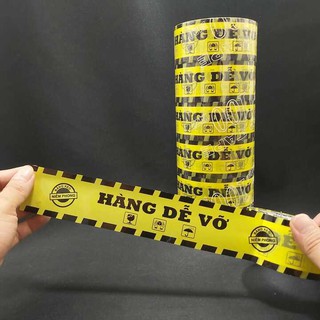 Băng Keo Hàng Dễ Vỡ (combo 6 cuộn) - Băng dính đóng hàng niêm phong hàng hóa, tránh bể vỡ hàng hóa bên trong