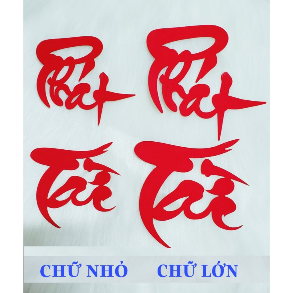 CHỮ TÀI-LỘC-PHÁT-PHÚC DÁN TRÁI CÂY - QC214/215