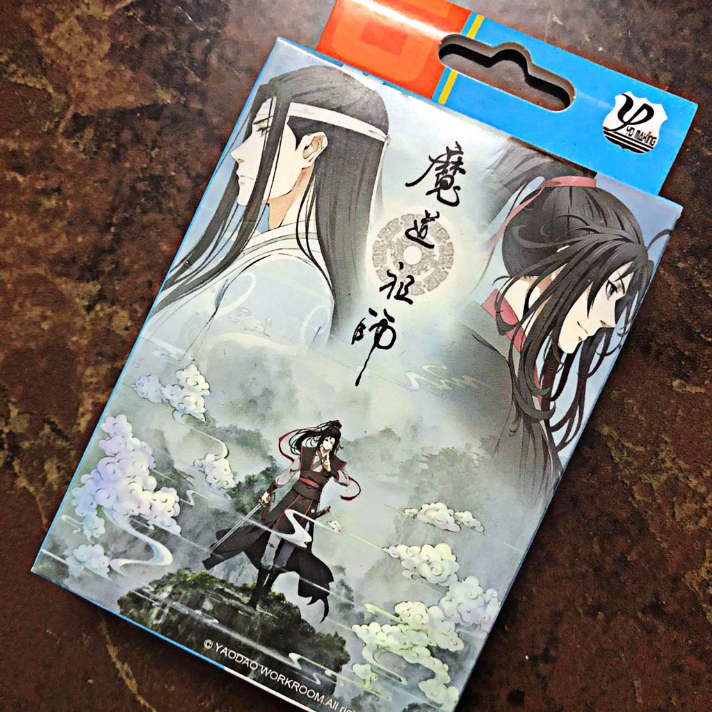 Bộ bài tú lơ khơ Ma Đạo Tổ Sư Trần Tình Lệnh 54 ảnh khác nhau in hình anime manga