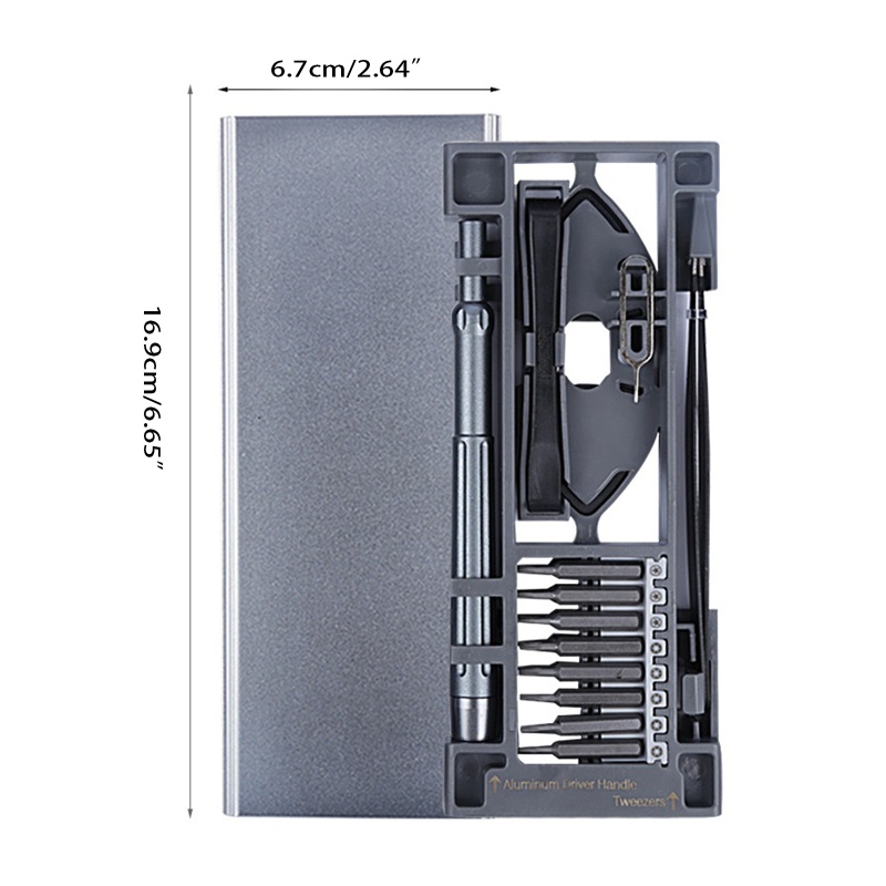 Bộ Tua Vít 24 Trong 1 Sửa Chữa Điện Thoại / Máy Tính Bảng Đa Năng