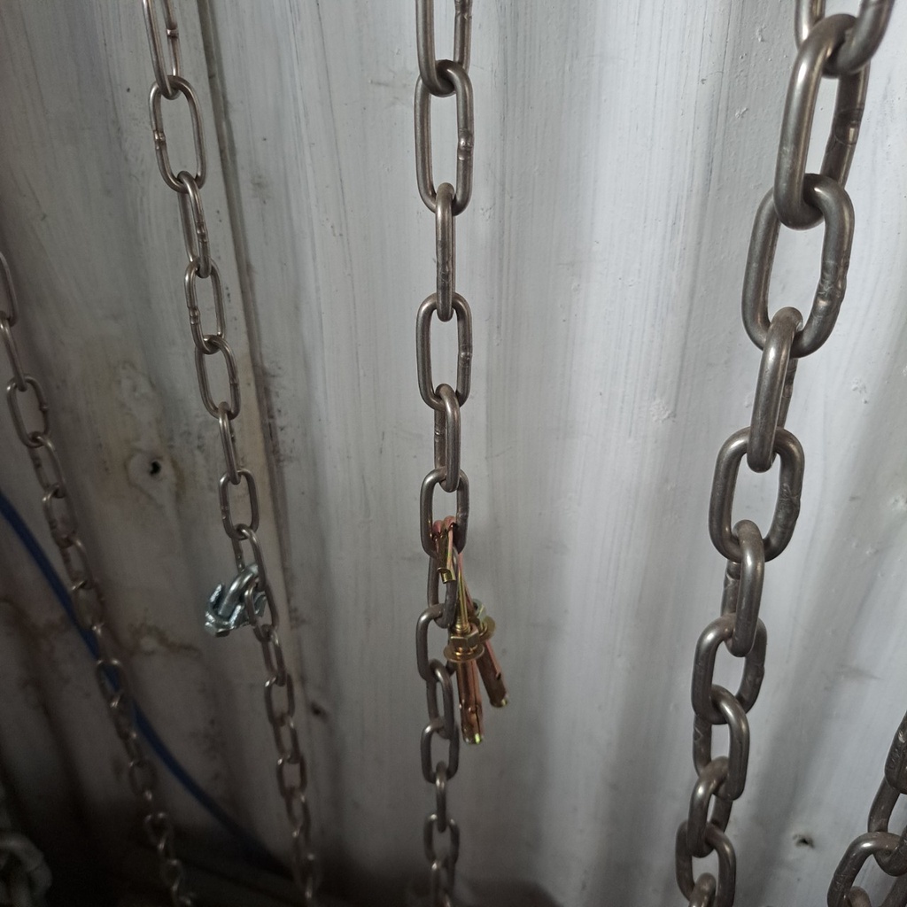 Dây phơi quần áo inox 304 phi 4mm tặng kèm 2 móc nở sắt