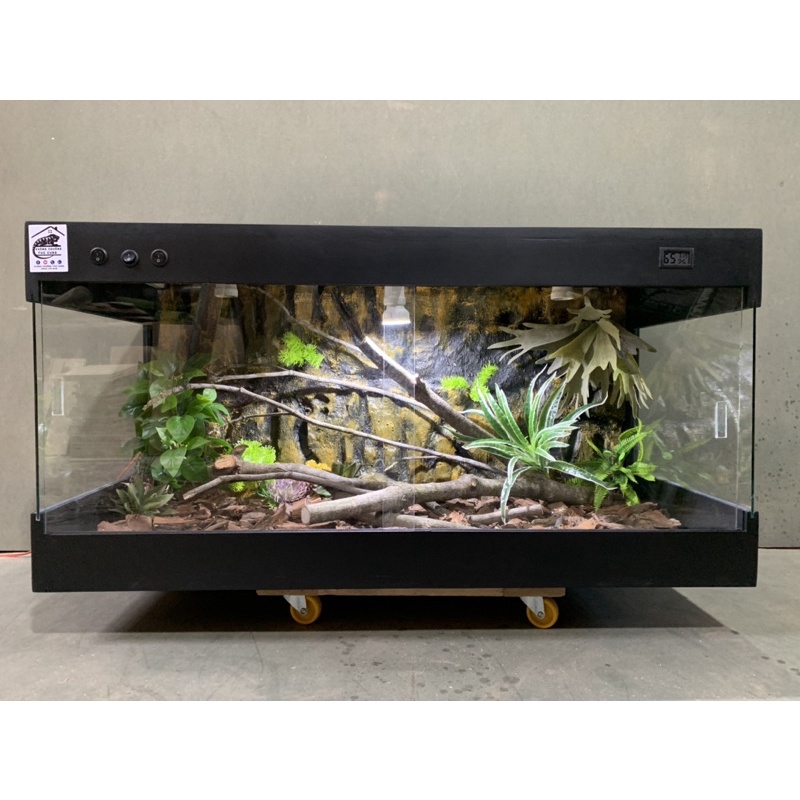 Chuồng Bò Sát Sơn Đen Setup 1mx50x50