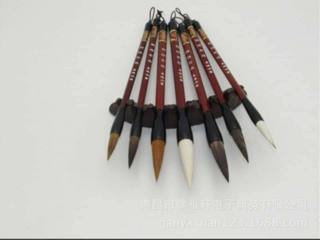 Bộ 7 bút hộp gấm