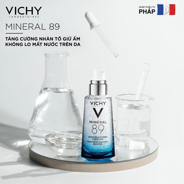 Minisize Vichy Chính Hãng- Dưỡng Chất Khoáng Cô Đặc Phục Hồi Và Bảo Vệ Da Vichy Mineral 89 15Ml