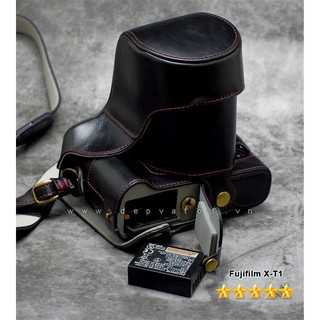 Bao da Fujifilm X-T1 , kèm dây đeo