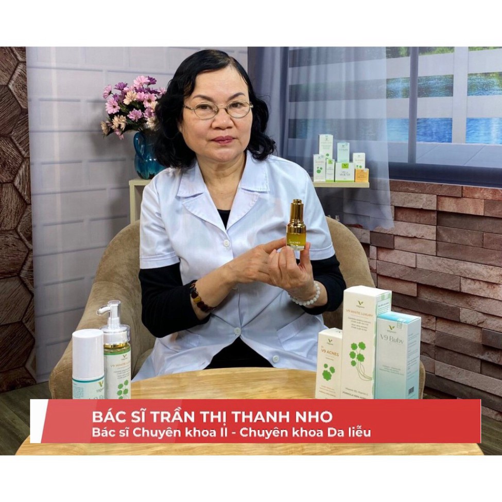 Tinh Chất Rau Má Dr V9 Acnes  - Giảm Mụn, Mờ Thâm 5 Ngày 20ml V9QUEEN | BigBuy360 - bigbuy360.vn