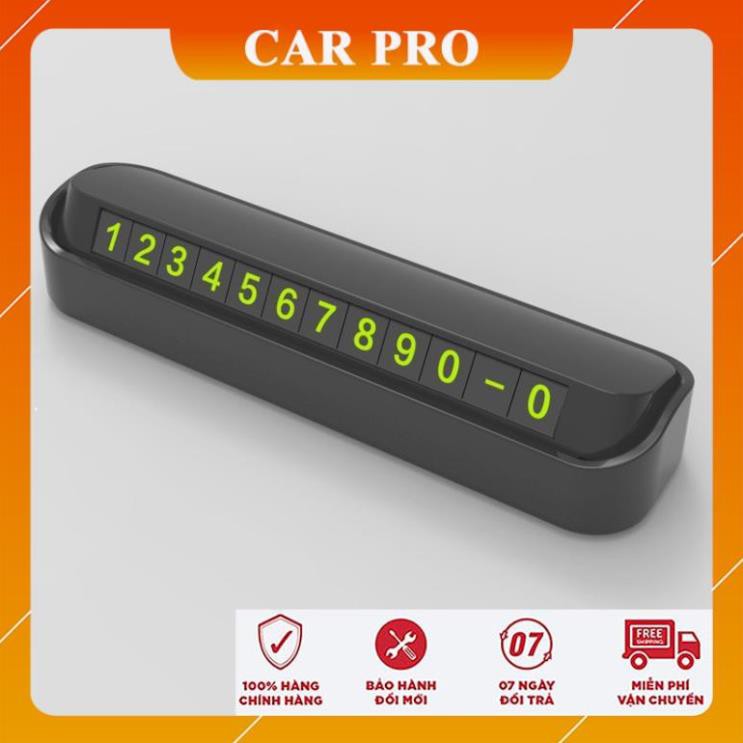 Bảng số điện thoại ô tô- bảng ghi sđt gắn taplo khi đỗ xe- CAR PRO