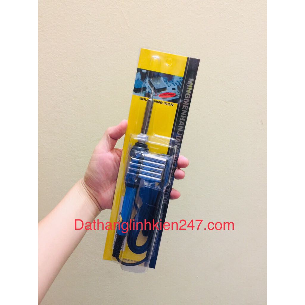 Mỏ hàn 60W tặng kèm 5 mũi hàn - Linh Kiện Hatech
