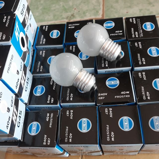 Bóng Đèn Sợi Đốt Hoa Thai Đui E27 , E14 Công Suất 40W