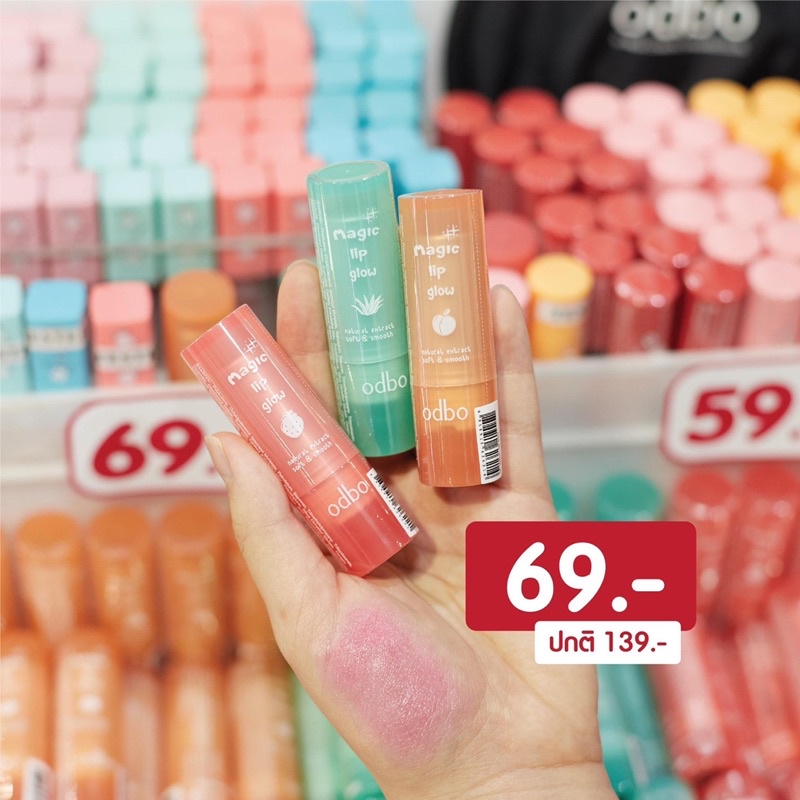 Son Dưỡng Odbo Magic Lip Glow Natural Extract Soft &amp; Smooth Thái Lan OD589