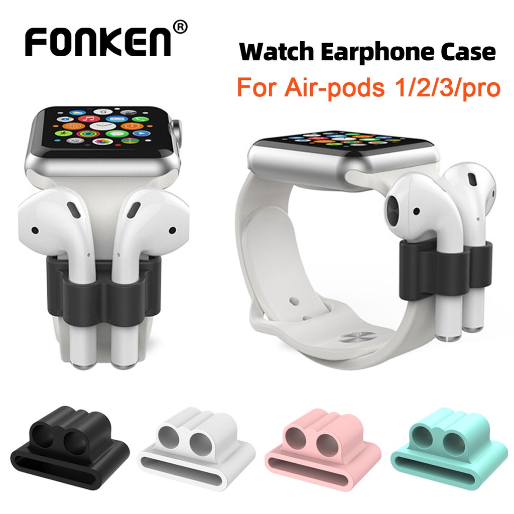 Kẹp Giữ Tai Nghe Không Dây Air-pods 3 2 1 Bằng Silicon Chống Thất Lạc Cho Air-pods Pro