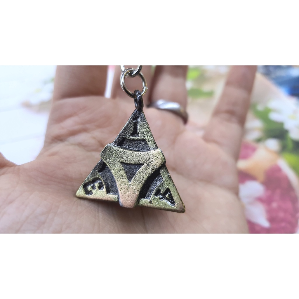 [ 2,5 cm ] Móc khóa hợp kim xúc sắc 4 mặt LOGIC PATCH - Identity V - Baystore