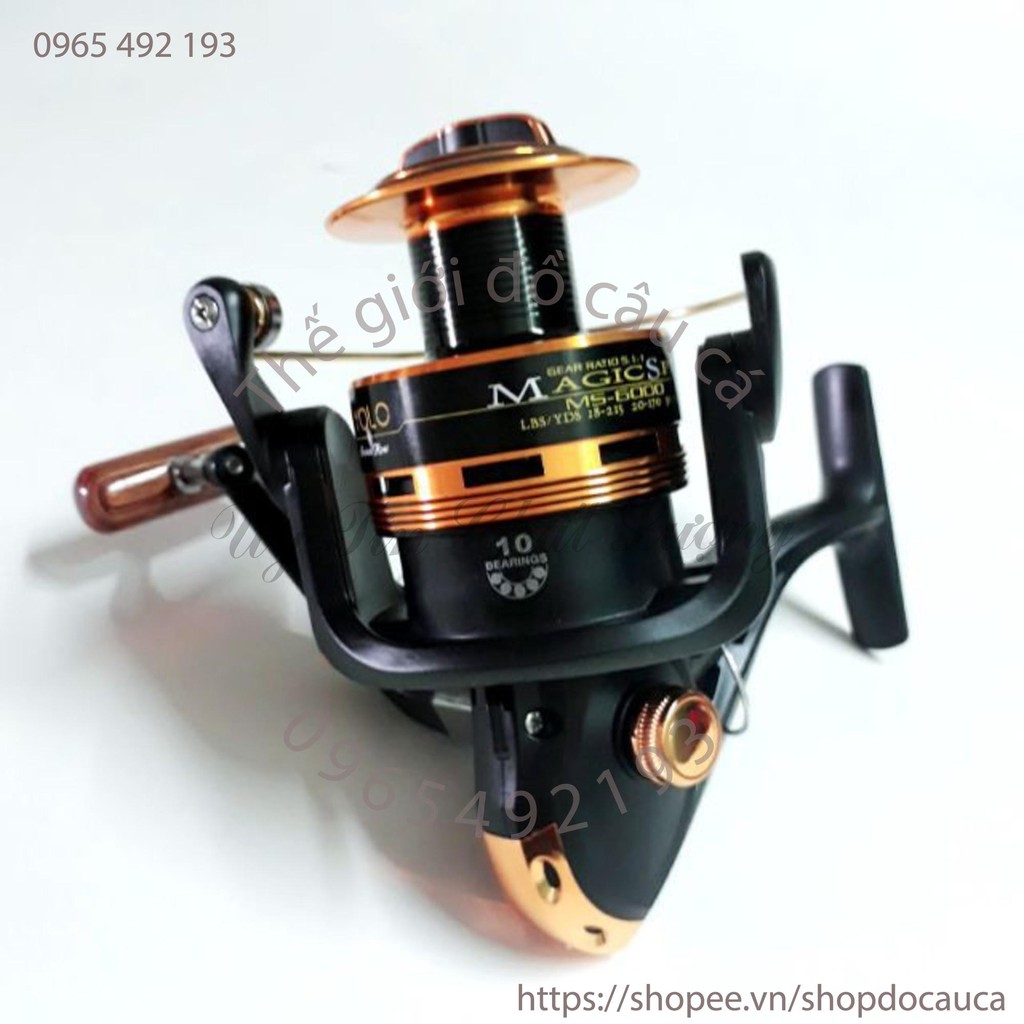 Máy câu 10 bạc đạn yolo magic spin 6000. ( rẻ vô địch )