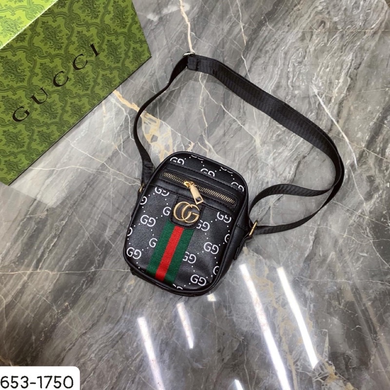 Túi đeo chéo ngực nam gc,Túi chéo da Pu cao cấp