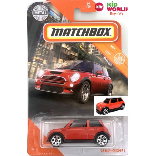 Xe mô hình Matchbox '03 Mini Cooper S GKL13.