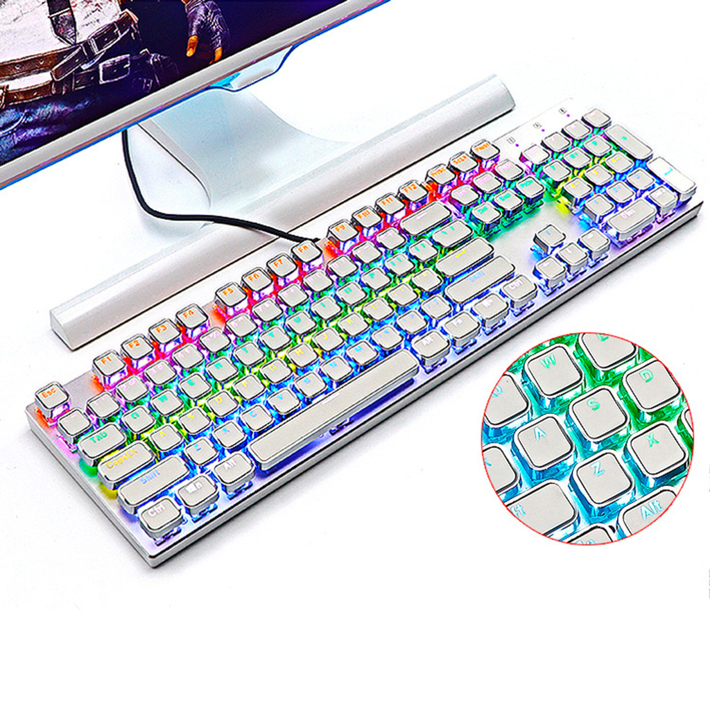 Set 104 Nắp Đậy Bàn Phím Có Đèn Led Độc Đáo Tiện Dụng