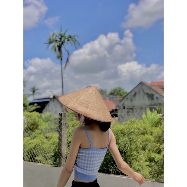 áo croptop hai dây chất len mịn hàng đẹp (kèm hình thật) | BigBuy360 - bigbuy360.vn