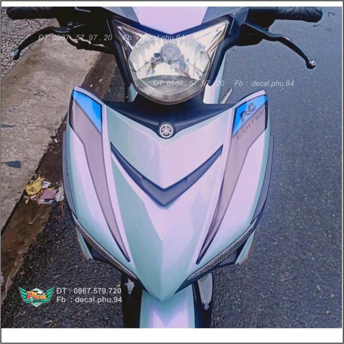 Tem Rời Exciter 150 Trắng Xanh mẫu mới 2020 (V)