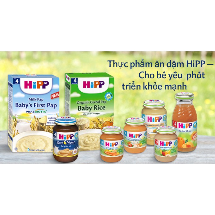 Các vị bột ăn dặm HiPP - tonyshop