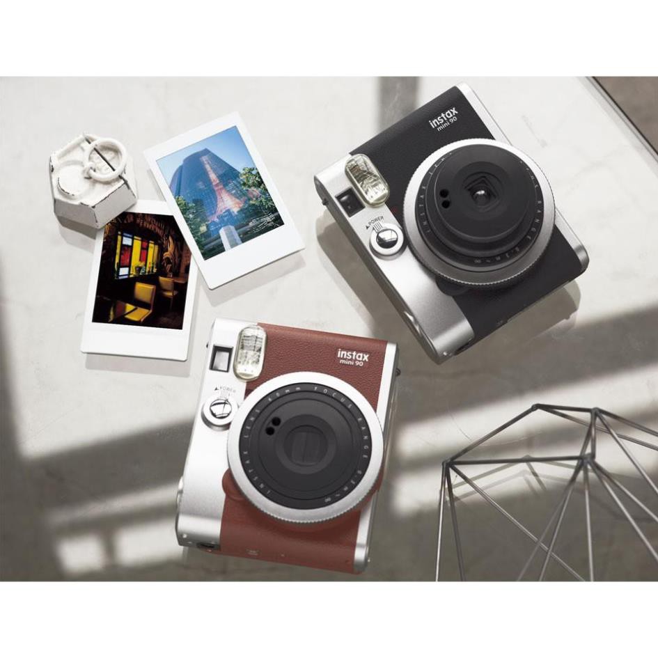 Máy chụp ảnh lấy liền Fujifilm Instax Mini 90+ 1vỏ nhựa trong bảo vệ