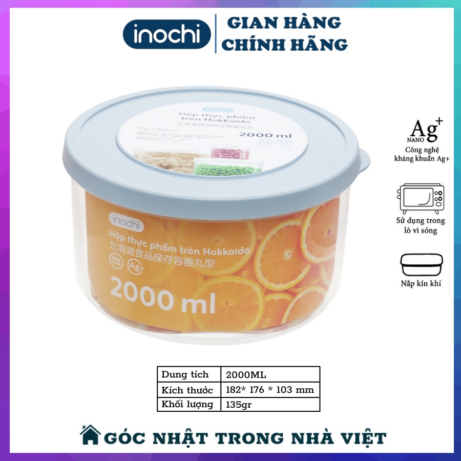 Hộp nhựa đựng thực phẩm HOKKAIDO Inochi