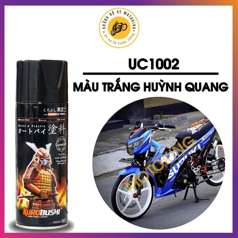 Combo Sơn Samurai màu vàng huỳnh quang loại 2K chuẩn quy trình độ bền 5 năm 2K04 - UC1002 - 56 - 2K01