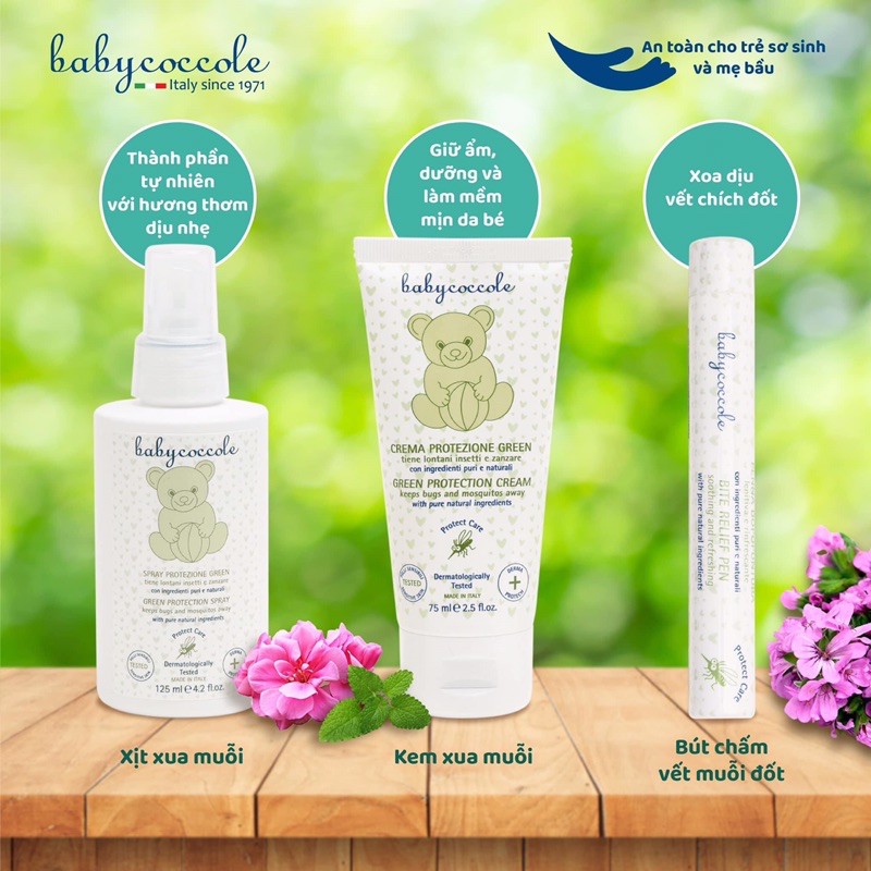 Bút chấm làm dịu vết muỗi đốt Babycoccole 0m+ 10ml