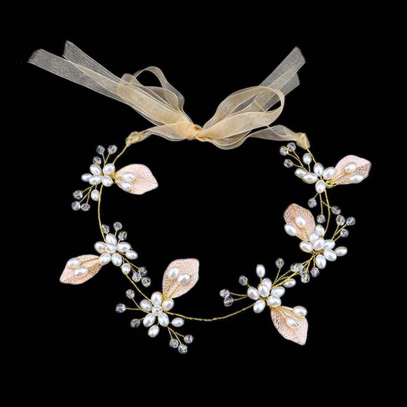 Băng đô tóc kiểu dáng sang trọng quý phái cho cô dâu