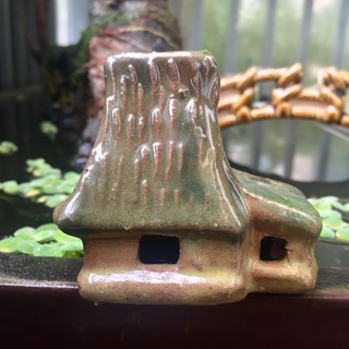 Nhà Rông Sứ Tráng Men Trang Trí Hổ Cá, Bể Cá-Hòn Non Bộ..