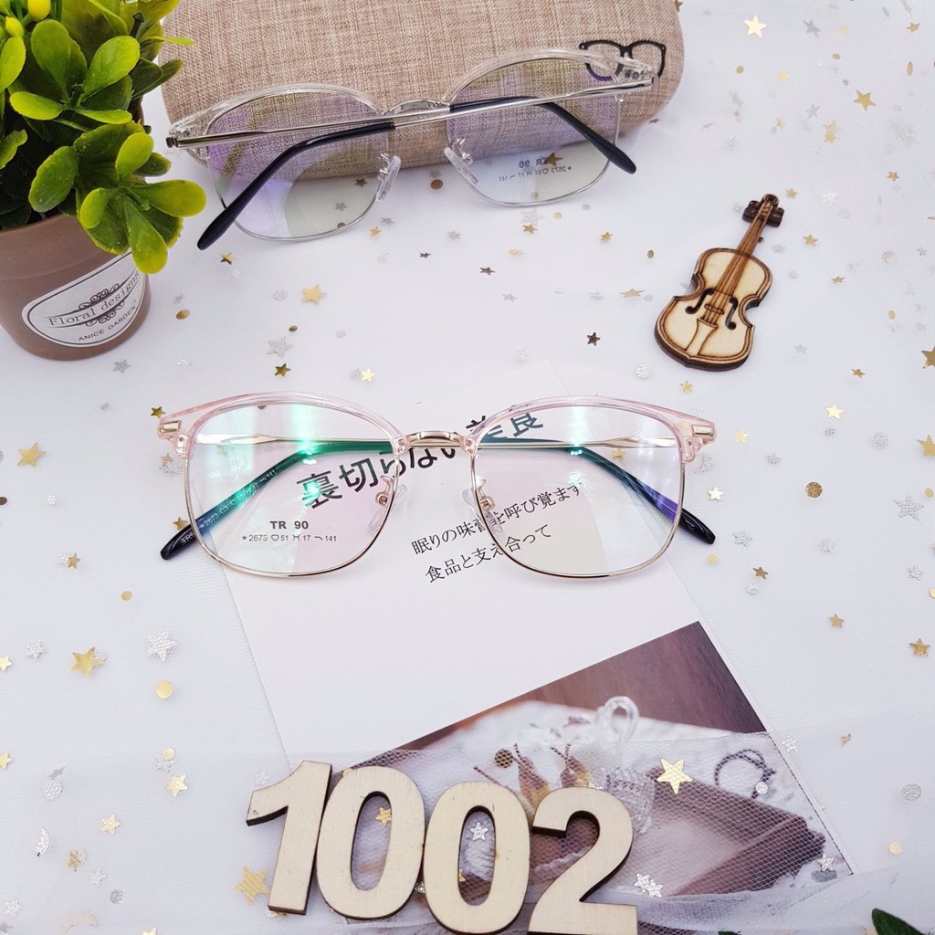 KÍNH GIẢ CẬN NAM NỮ TR90 2673 SANG CHẢNH 1002
