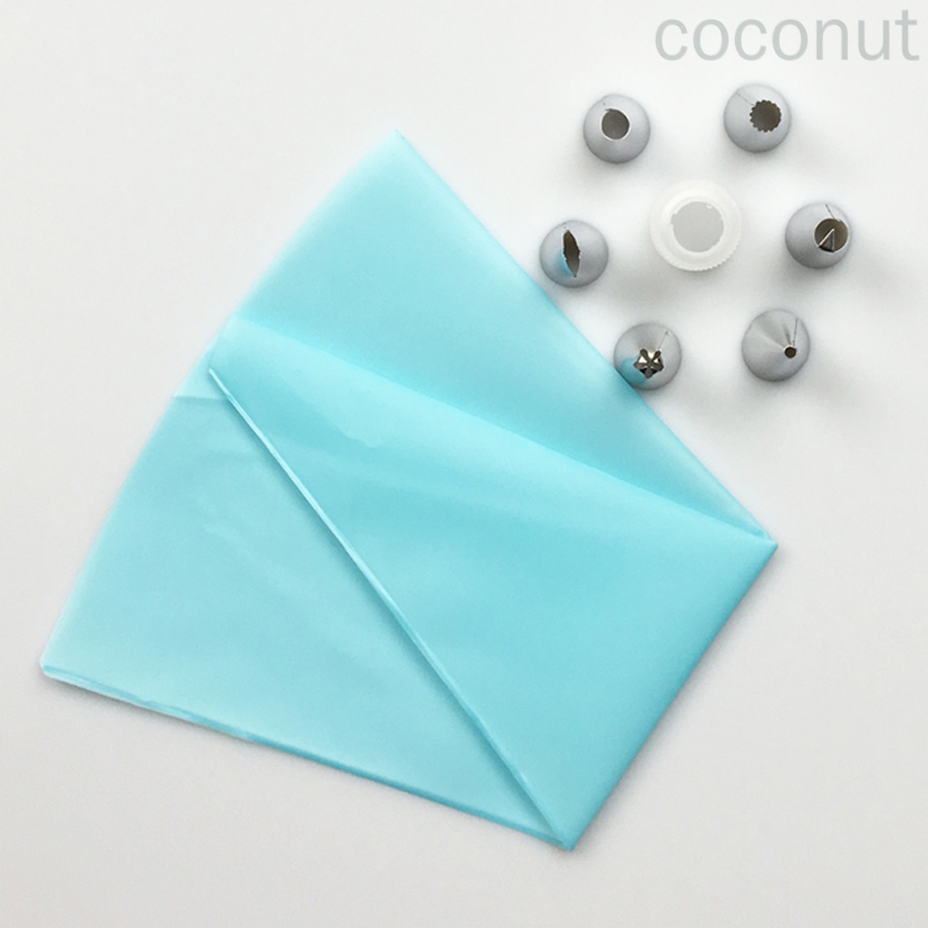 Set 16 Túi Bắt Bông Kem Kèm 14 Đầu Bắt Kem Bằng Thép Không Gỉ Tiện Dụng