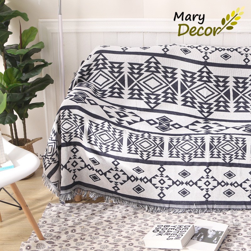 (1.8*2.3m&amp;2.3*2.75m) Thảm phủ sofa Mary Decor cổ điển ấn tượng - Bình minh PS07