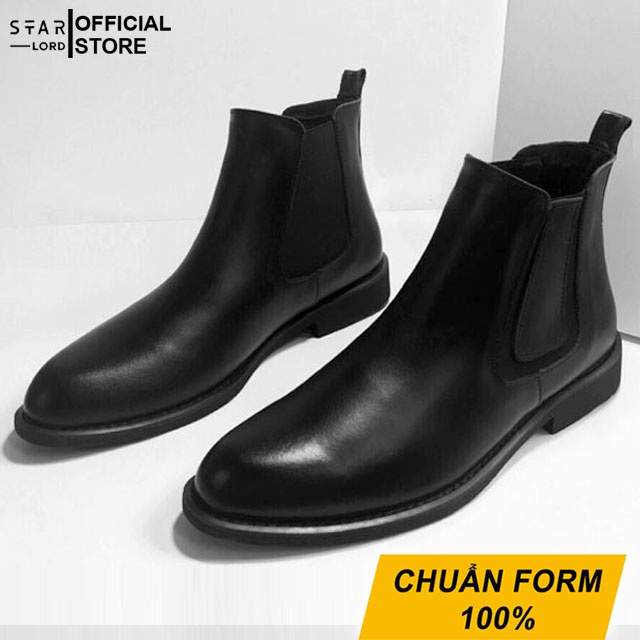 Giày Chelsea Boots nam da loại 1 đã may đế SL1071 StarLord