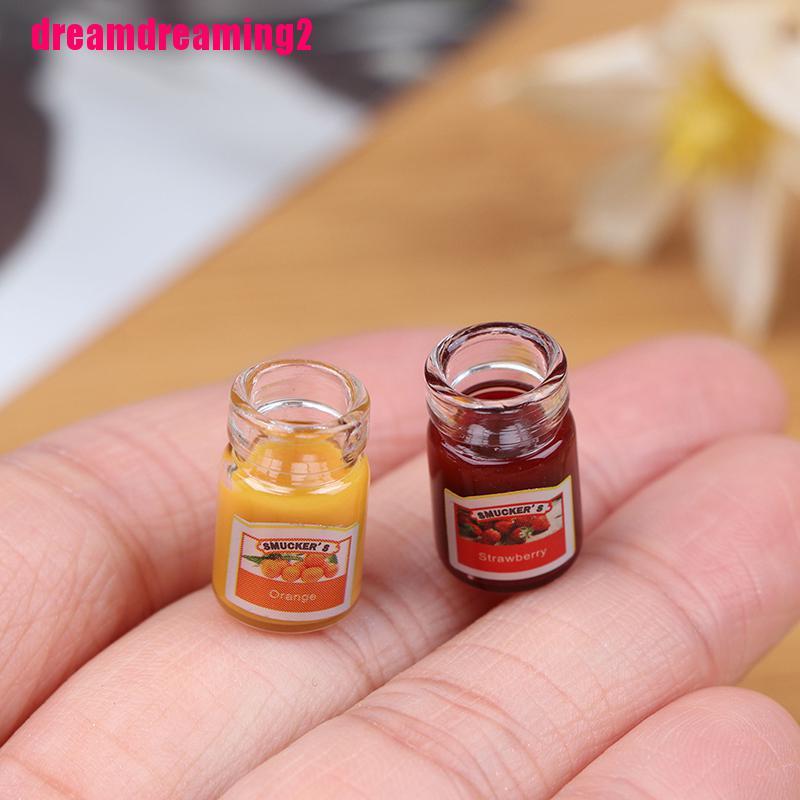 Bộ 2 Mô Hình Mứt Nhỏ Trang Trí Nhà Búp Bê Tỉ Lệ 1: